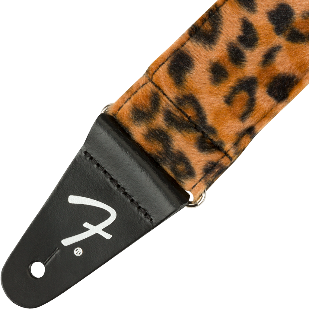 Fender 2 Wild Animal Print Guitar Strap - Leopard