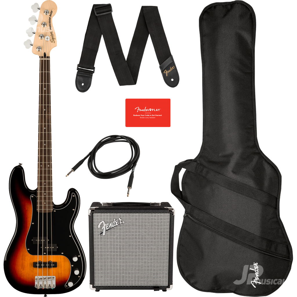Fender Squier Precision Bass バッグ付き Squier Affinity Series® Precision Bass® PJ Pack, Laurel