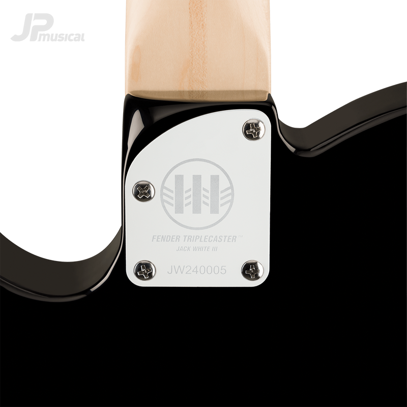 GUITARRA ELECTRICA FENDER 0176812706 LTD JACK WHITE TRIPLCASTER BLK - JP Musical