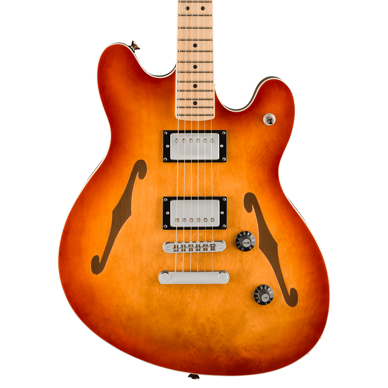 GUITARRA ELECTRICA SQUIER 0378452547 AFF STARCASTER DLX MN SSB - JP Musical