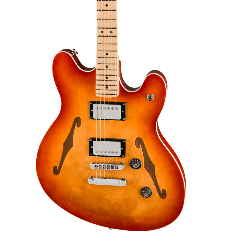 GUITARRA ELECTRICA SQUIER 0378452547 AFF STARCASTER DLX MN SSB - JP Musical