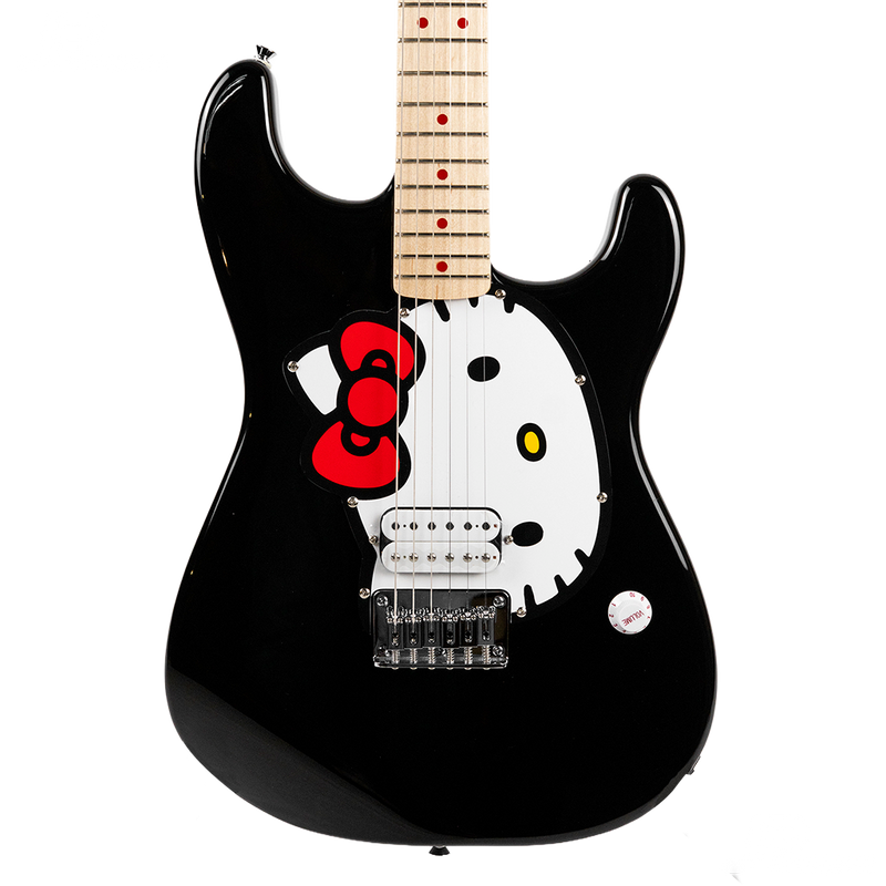 GUITARRA ELECTRICA FENDER 0379102906 FSRA HELLO KITTY STRAT MN WB BLACK