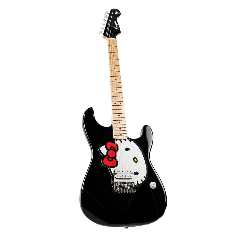 GUITARRA ELECTRICA FENDER 0379102906 FSRA HELLO KITTY STRAT MN WB BLACK