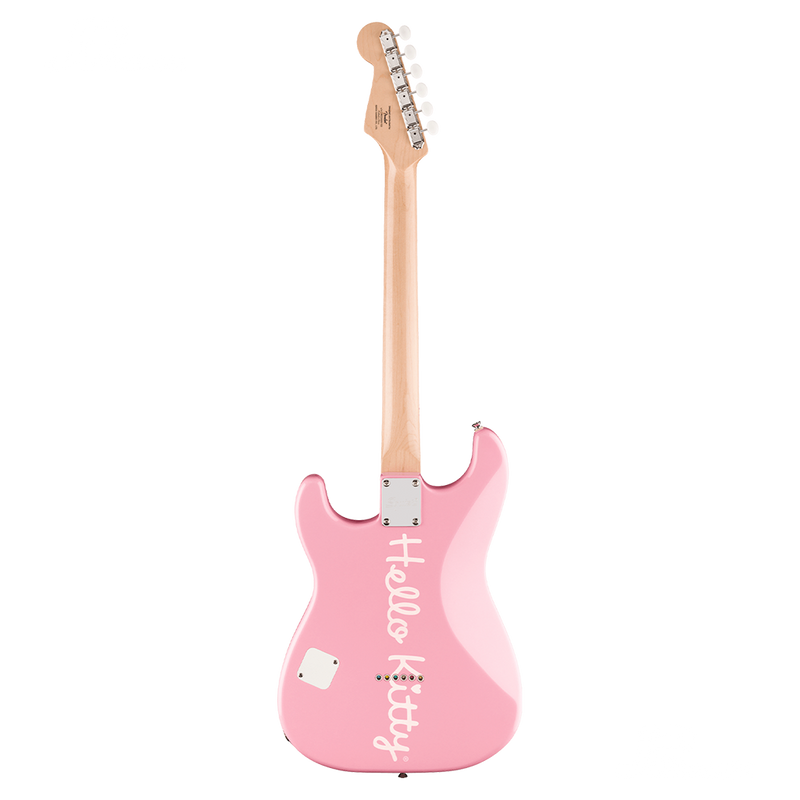 GUITARRA ELECTRICA SQUIER 0379102970 SQ HELLO KITTY STRAT MN WB PNK - JP Musical