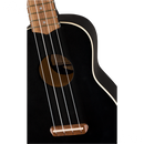 UKULELE SOPRANO FENDER 0971610706 VENICE UKE BLK WN - JP Musical