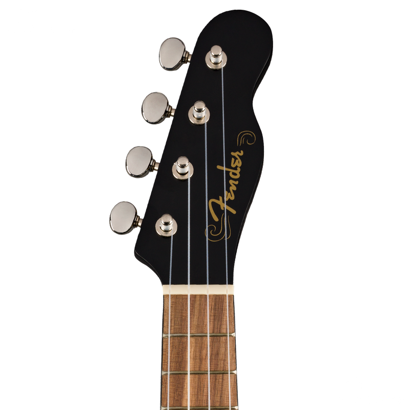 UKULELE SOPRANO FENDER 0971610706 VENICE UKE BLK WN - JP Musical