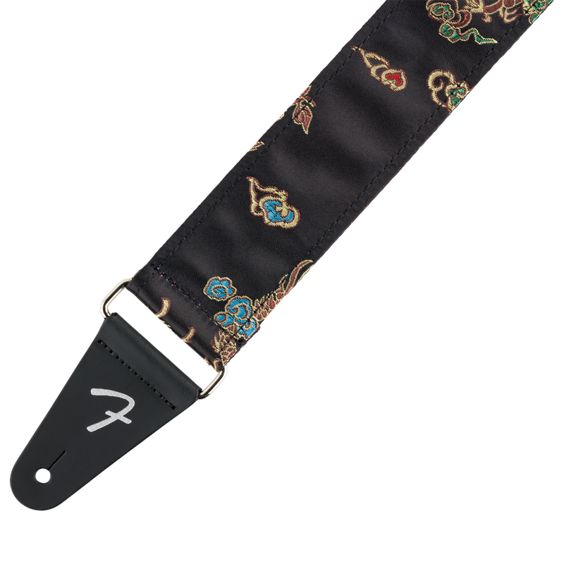 TAHALI FENDER 0990638050 SATIN DRAGON STRAP BLK - JP Musical