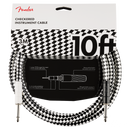 Fender Pro 10' Instrument Cable - Checkerboard Cable de Instrumento Guitarra/Bajo 0990810288 - JP Musical