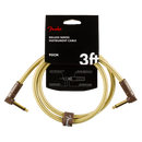 CABLE FENDER 0990820098 DELUXE 3' INST CABLE ANGLE TWD - JP Musical