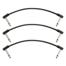JUEGO DE CABLES FENDER 0990825008 BLOCKCHAIN 6" CABLE 3 PACK - JP Musical