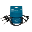 JUEGO DE CABLES FENDER 0990825011 BLOCKCHAIN 16" CABLE 3 PACK - JP Musical