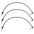 JUEGO DE CABLES FENDER 0990825011 BLOCKCHAIN 16" CABLE 3 PACK - JP Musical