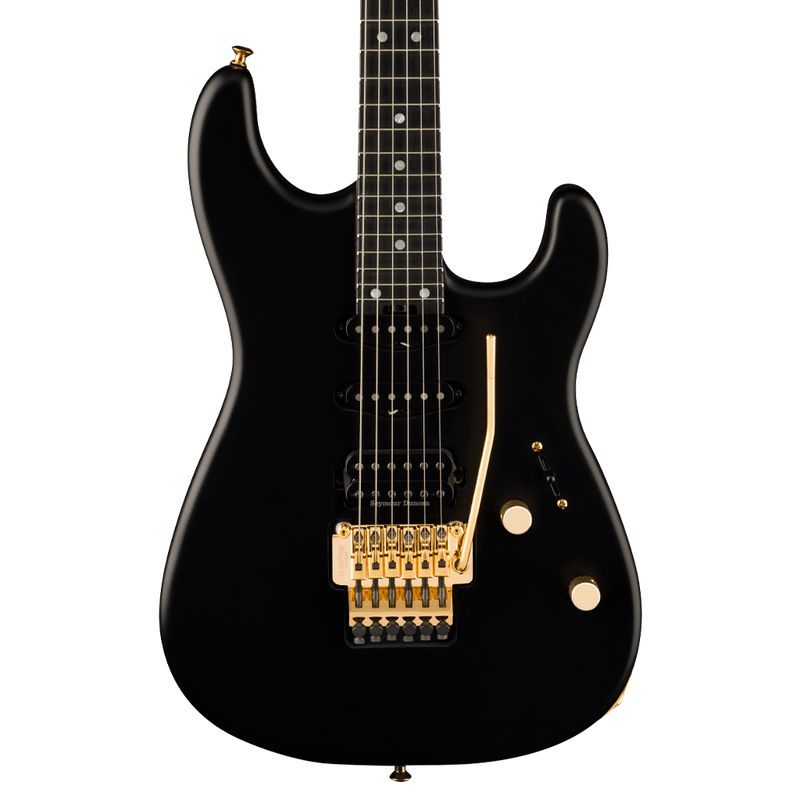 GUITARRA ELECTRICA CHARVEL 2925843568 MJ SD1 24 HSS FR STN BLK EBNY WC - JP Musical