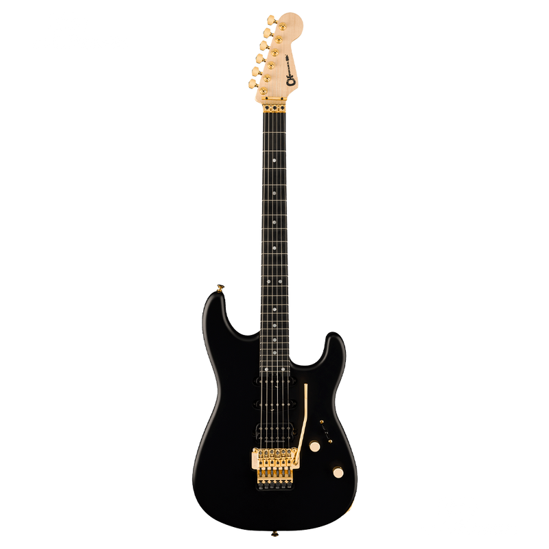 GUITARRA ELECTRICA CHARVEL 2925843568 MJ SD1 24 HSS FR STN BLK EBNY WC - JP Musical