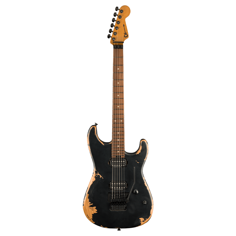 GUITARRA ELECTRICA CHARVEL 2965201303 PM REL SRS SD1 HH FR M WEATHERD BLACK - JP Musical