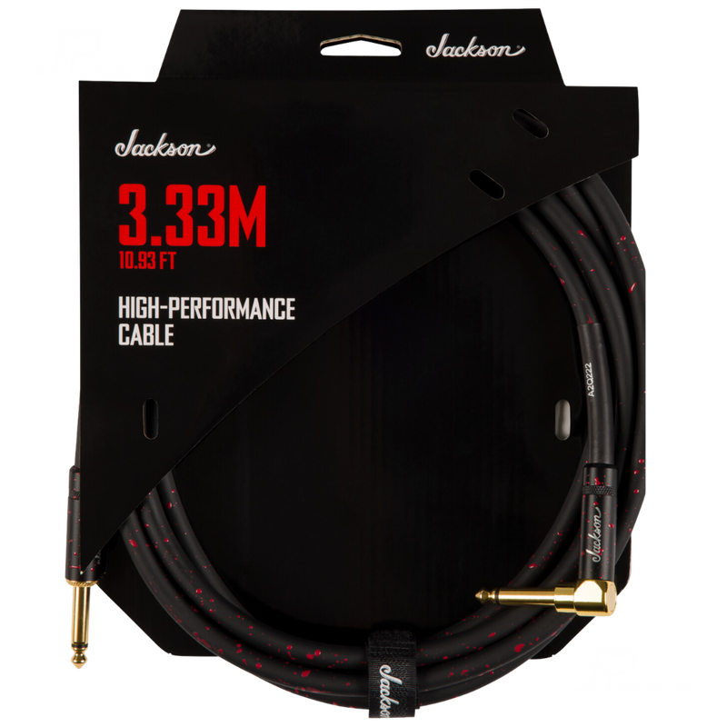 CABLE JACKSON 2991093002 10.93FT BLK/RED - JP Musical