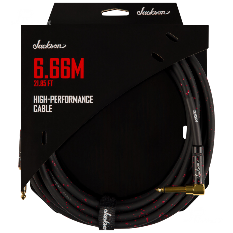 CABLE JACKSON 2992185002 21.85FT BLK/RED - JP Musical