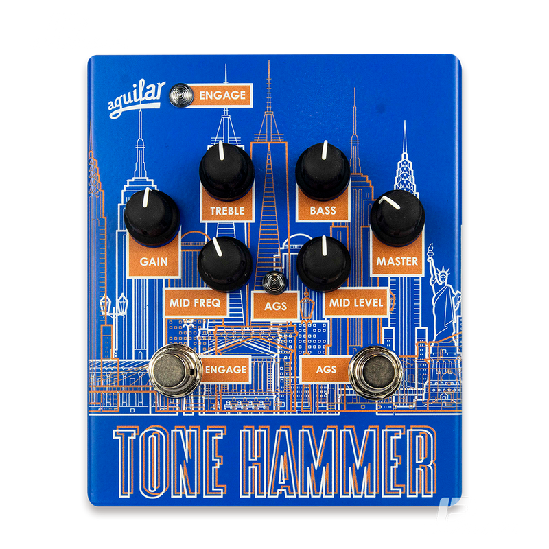 PEDAL PREAMPLIFICADOR AGUILAR TONEHAMMERLTDNYCV2 PARA BAJO - JP Musical