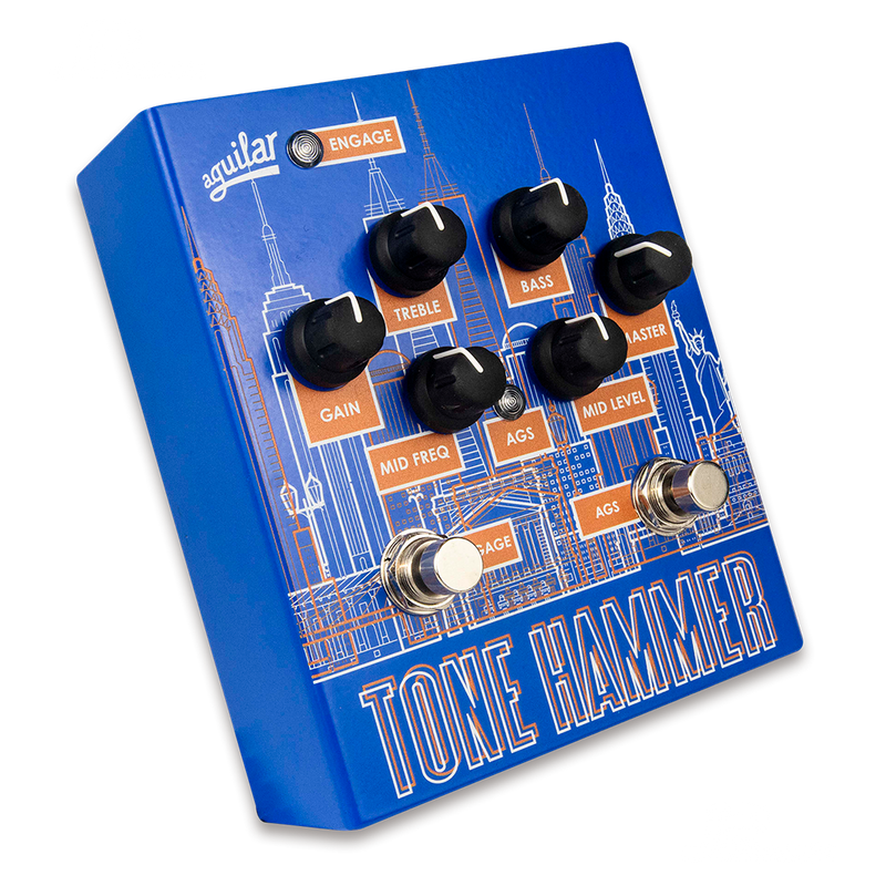 PEDAL PREAMPLIFICADOR AGUILAR TONEHAMMERLTDNYCV2 PARA BAJO - JP Musical