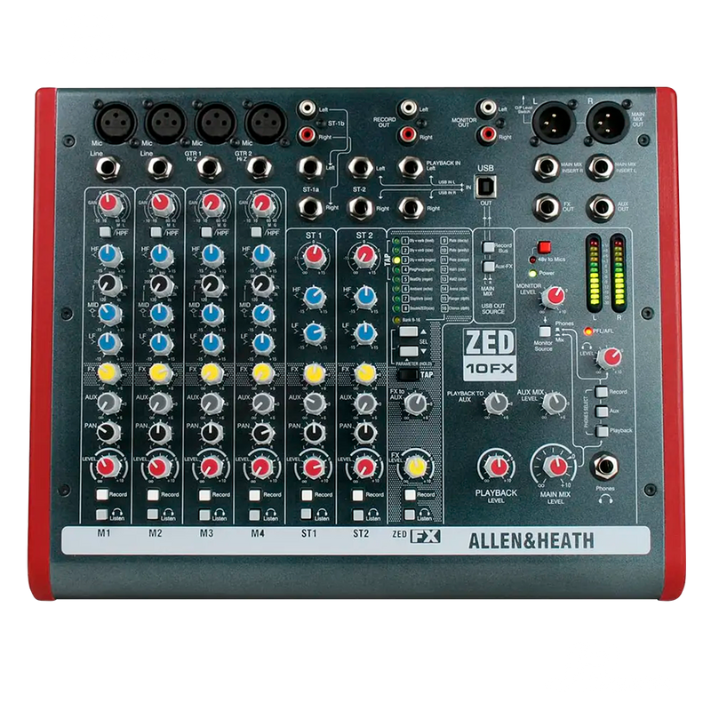 MEZCLADORA DE AUDIO ALLEN&HEAT ZEDI10FX - JP Musical