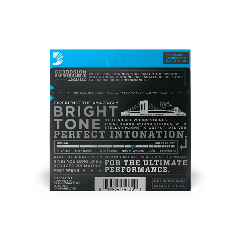 ENCORDADURA D'ADDARIO EXL125 PARA GUITARRA ELECTRICA - JP Musical