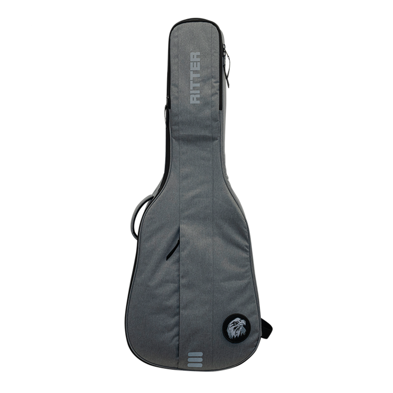 FUNDA RITTER RGC3DEGR PARA GUITARRA TEXANA GRIS - JP Musical