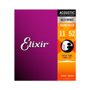 Elixir Nanoweb - .11-.52 | Cuerdas para Guitarra Acústica 11027