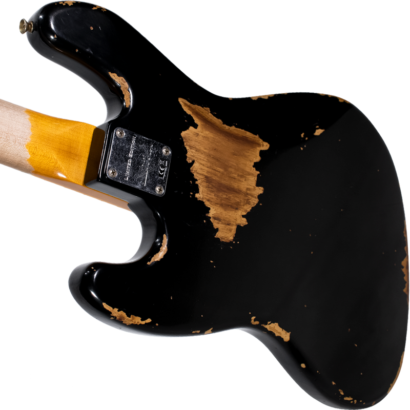 Bass　Shop　Jazz　JP　Custom　Relic　Heavy　Fingerboard　Limited　9235001508　Black　Fender　Edition　Aged　Custom　Rosewood　Musical