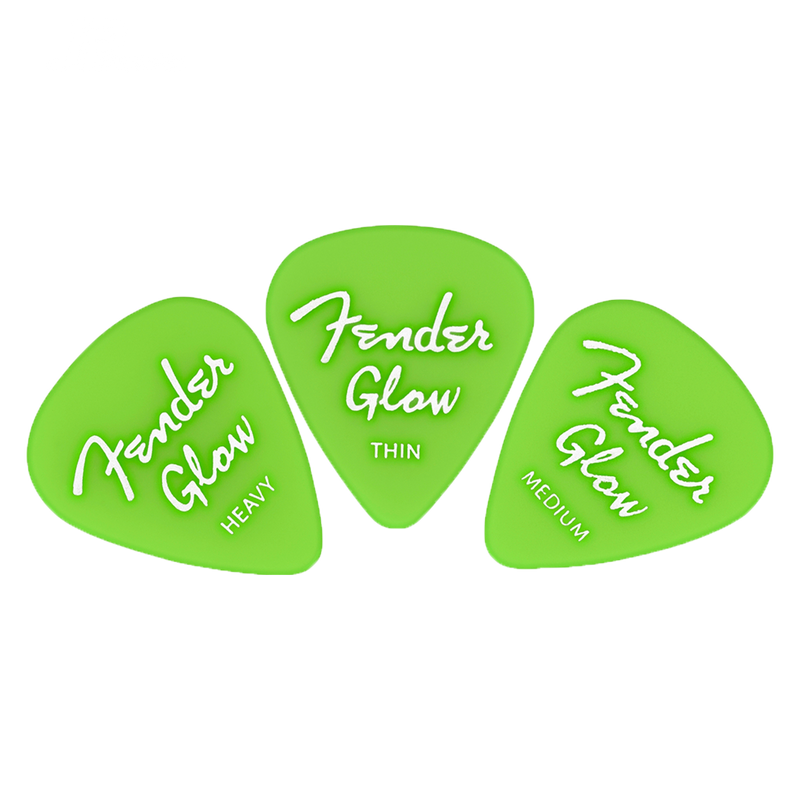 PAQUETE DE PUAS FENDER 1980351020 GLOW IN THE DARK - JP Musical