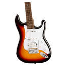 GUITARRA ELECTRICA SQUIER 0378180500 AFF STRAT JR HSS LRL WPG 3TS - JP Musical