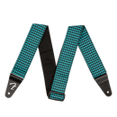 Fender Houndstooth Jacquard Strap, Teal, 2" | 0990709057 Tahalí para Guitarra/bajo - JP Musical