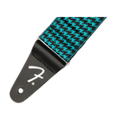 Fender Houndstooth Jacquard Strap, Teal, 2" | 0990709057 Tahalí para Guitarra/bajo - JP Musical