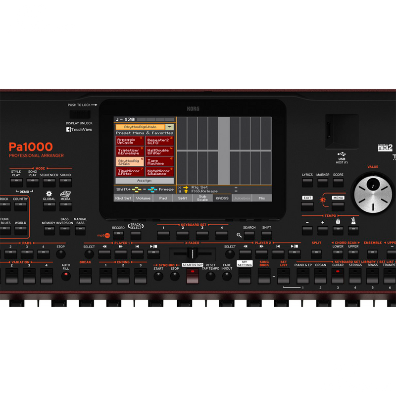 TECLADO PROFESIONAL KORG PA1000 - JP Musical