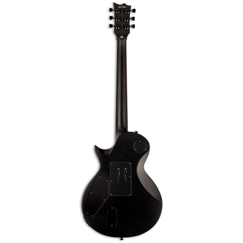 GUITARRA ELECTRICA LTD LEC1000FRBLKS EC-1000 FR BLACK SATIN - JP Musical