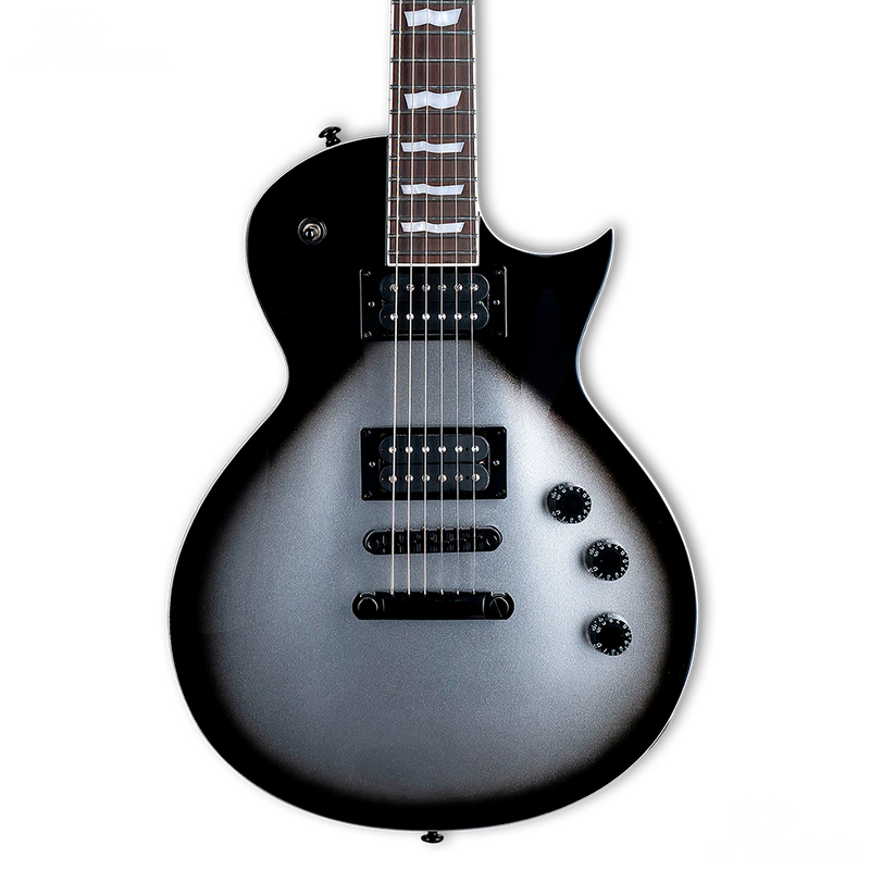 GUITARRA ELECTRICA LTD LEC256SSB EC256 SILVER SUNBURST TEARDROP - JP Musical