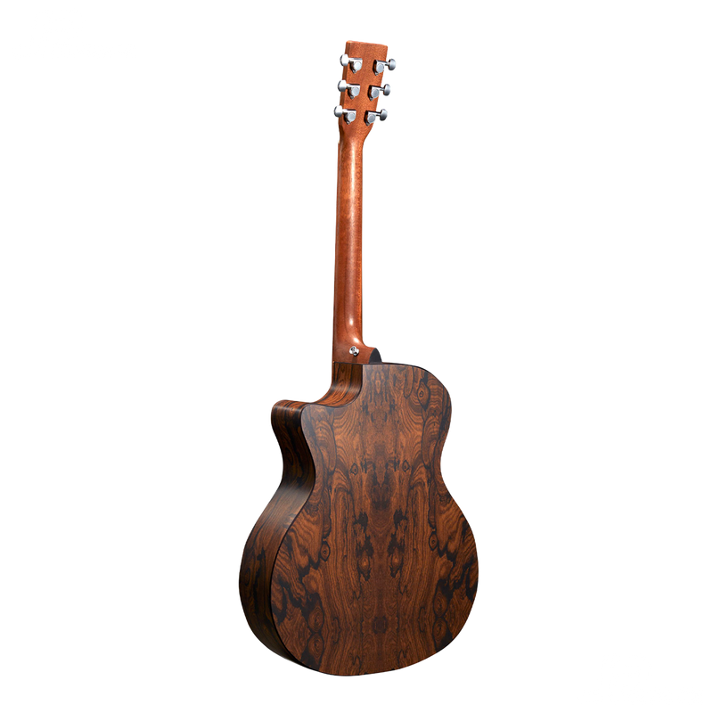 GUITARRA ELECTROACUSTICA MARTIN&CO 11GPCX2EZIR ZIRICOTE NATURAL - JP Musical