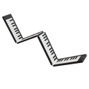 PIANO DIGITAL PLEGABLE KORG FOLDPIANO88BK NEGRO 88 - JP Musical