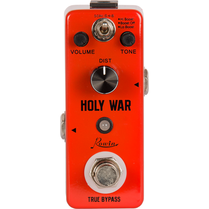 PEDAL DE EFECTO ROWIN LEF305 DISTORTION- HOLY WAR - JP Musical