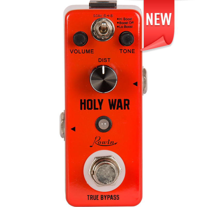 PEDAL DE EFECTO ROWIN LEF305 DISTORTION- HOLY WAR - JP Musical