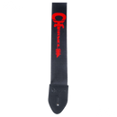 TAHALI CHARVEL 0992733001 STRAP LOGO BLK/RED - JP Musical