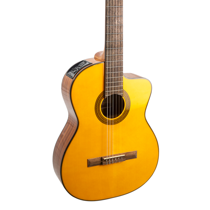 GUITARRA CLASICA ELECTROACUSTICA TAKAMINE GC1CENAT NATURAL - JP Musical