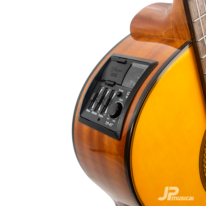 GUITARRA CLASICA ELECTROACUSTICA TAKAMINE GC1CENAT NATURAL - JP Musical