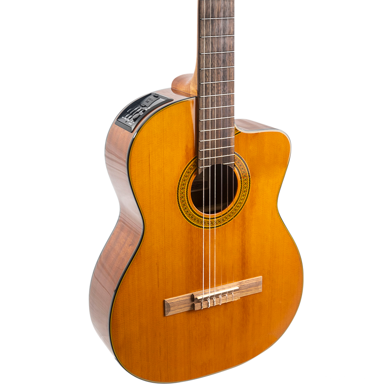 GUITARRA CLASICA ELECTROACUSTICA TAKAMINE GC3CENAT NATURAL - JP Musical