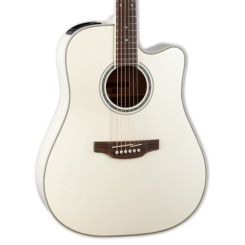 GUITARRA ELECTROACUSTICA TAKAMINE GD37CEPW PEARL WHITE - JP Musical