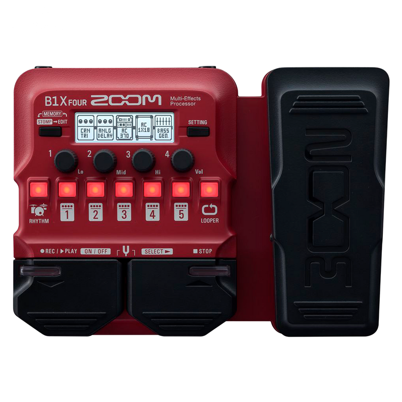 PEDAL DE EFECTOS ZOOM ZB1XFOUR DE BAJO - JP Musical