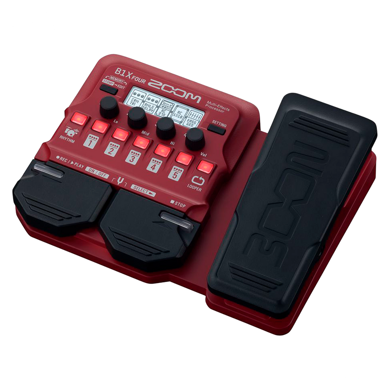 PEDAL DE EFECTOS ZOOM ZB1XFOUR DE BAJO - JP Musical
