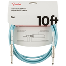 Fender 0990510003 Original Series Instrument Cable 10' Daphne Blue - JP Musical