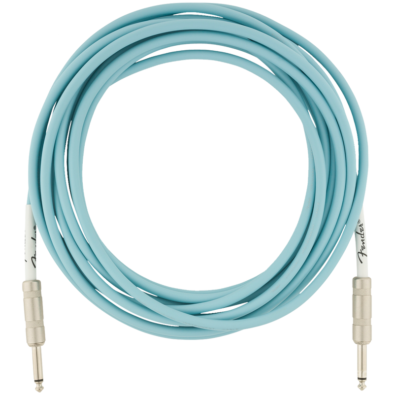 Fender 0990510003 Original Series Instrument Cable 10' Daphne Blue - JP Musical