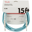 Fender 0990515003 Original Series Instrument Cable 15' Daphne Blue - JP Musical