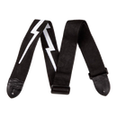Fender 0990613106 Nylon Lightning Bolt Strap Black/White - JP Musical